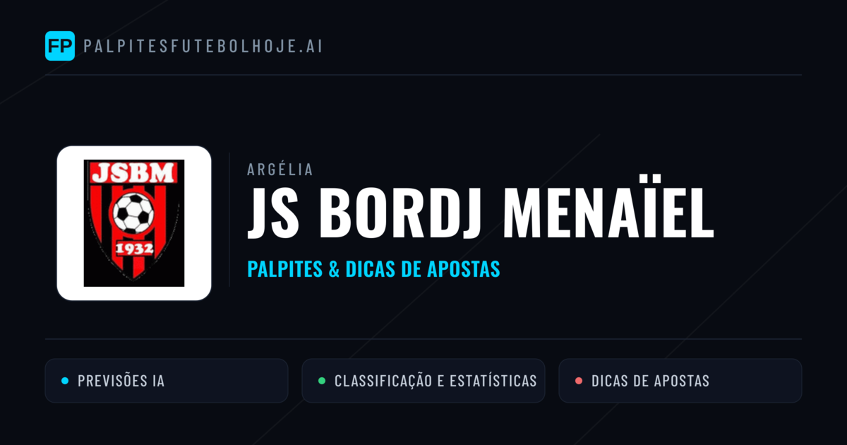 JS Bordj Menaïel Palpites & Estatísticas