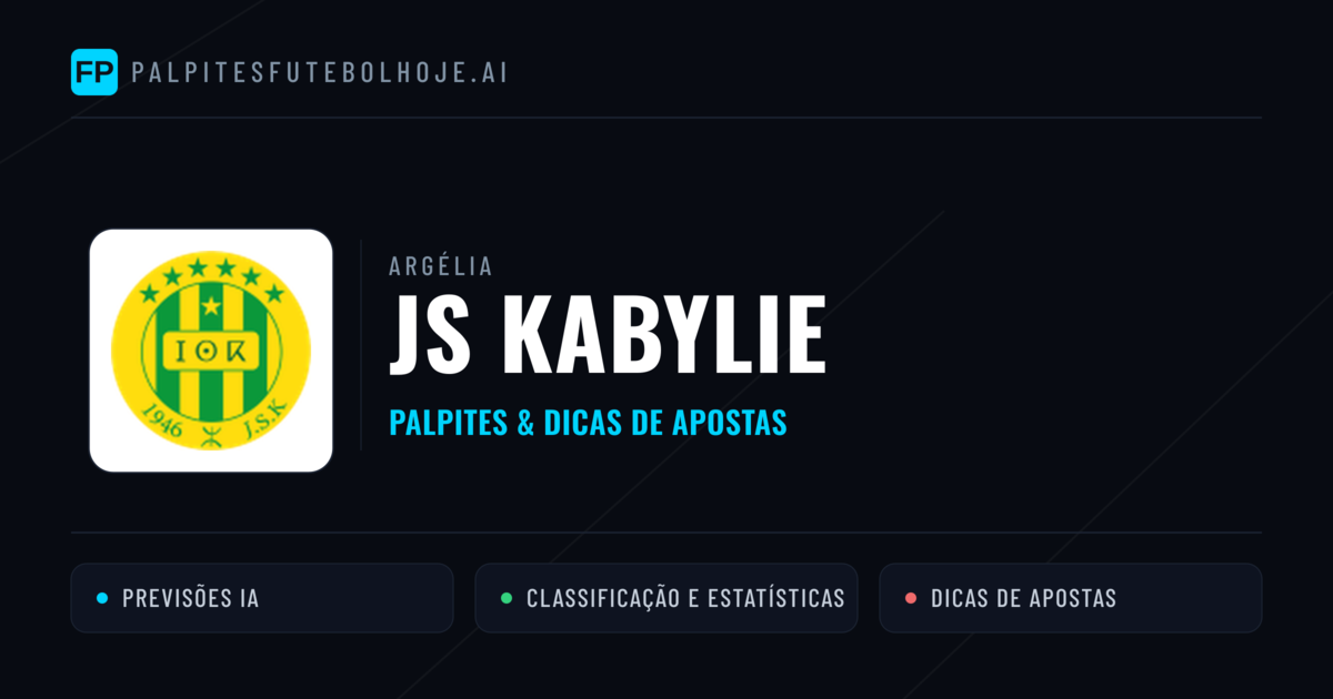 JS Kabylie Palpites & Estatísticas