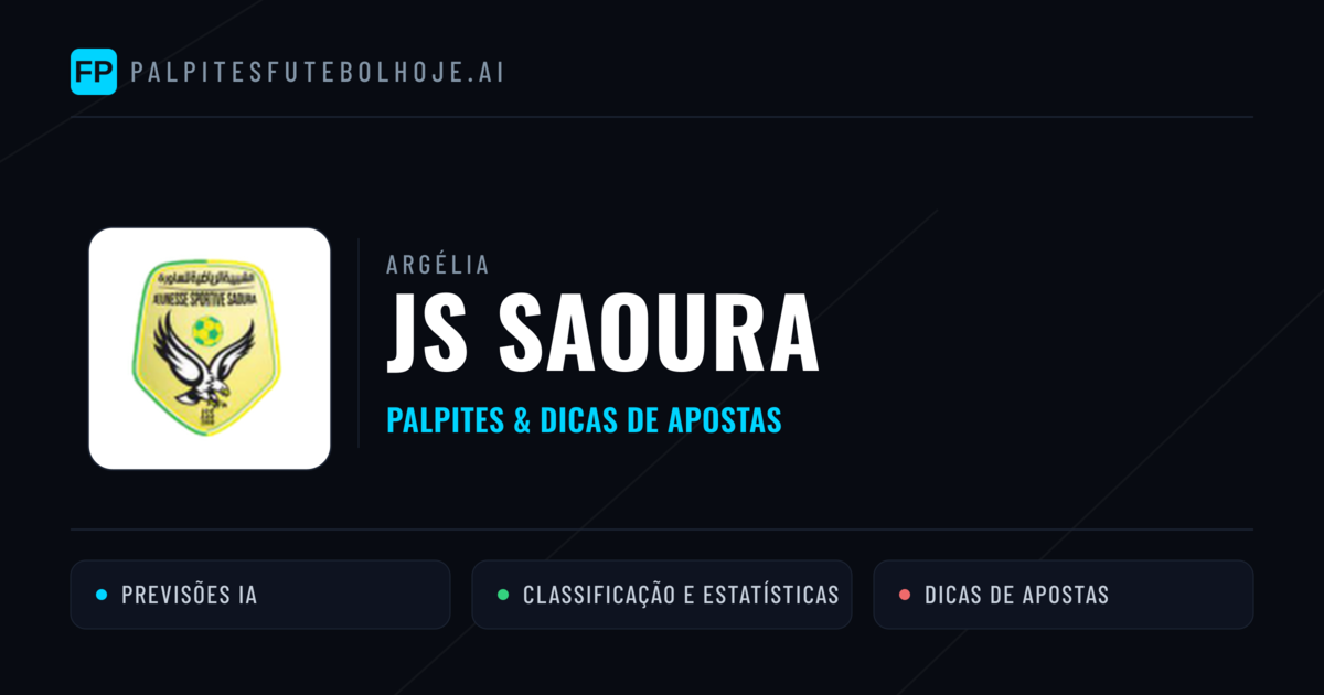 JS Saoura Palpites & Estatísticas
