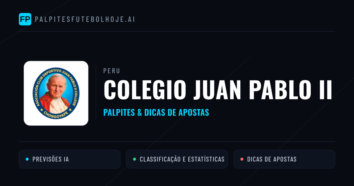 Colegio Juan Pablo II Palpites & Estatísticas