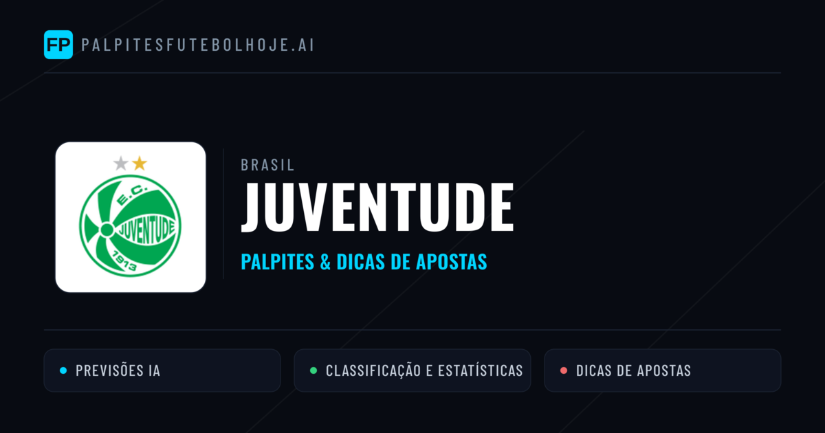 Juventude Palpites & Estatísticas