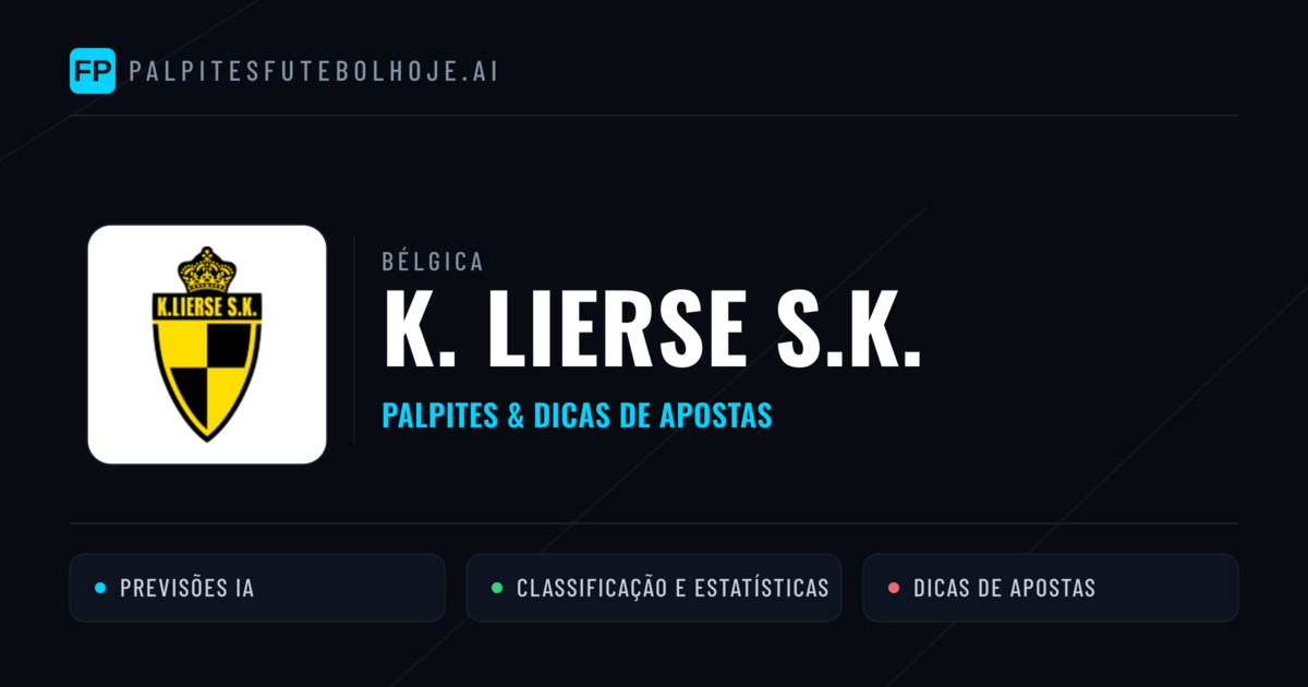 K. Lierse S.K. Palpites & Estatísticas