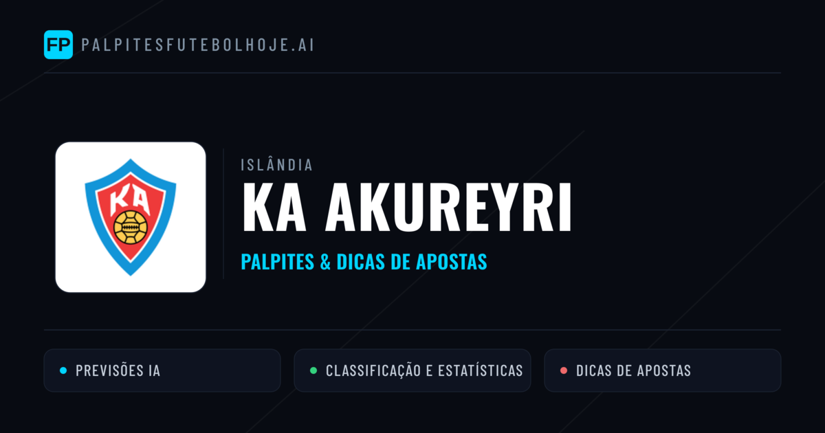 KA Akureyri Palpites & Estatísticas