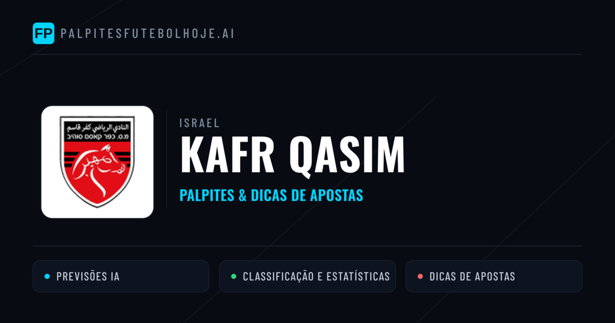 Kafr Qasim Palpites & Estatísticas