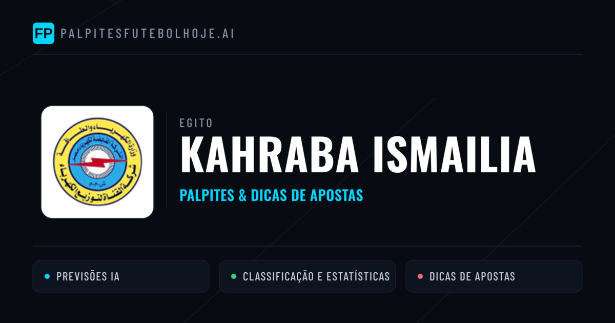 Kahraba Ismailia Palpites & Estatísticas