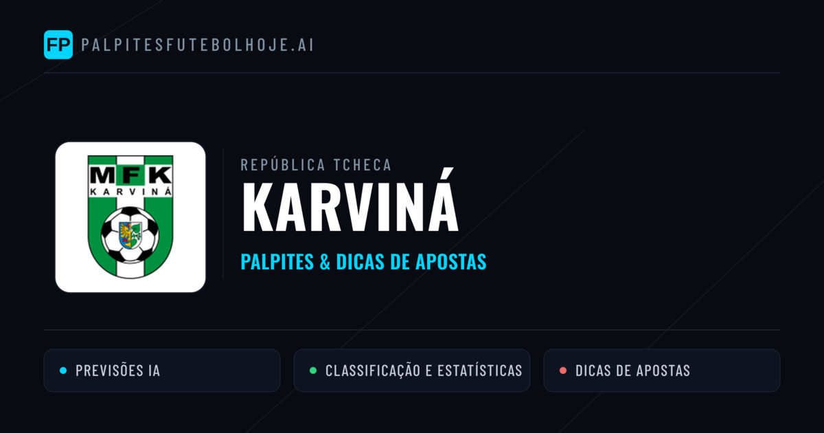 Karviná Palpites & Estatísticas