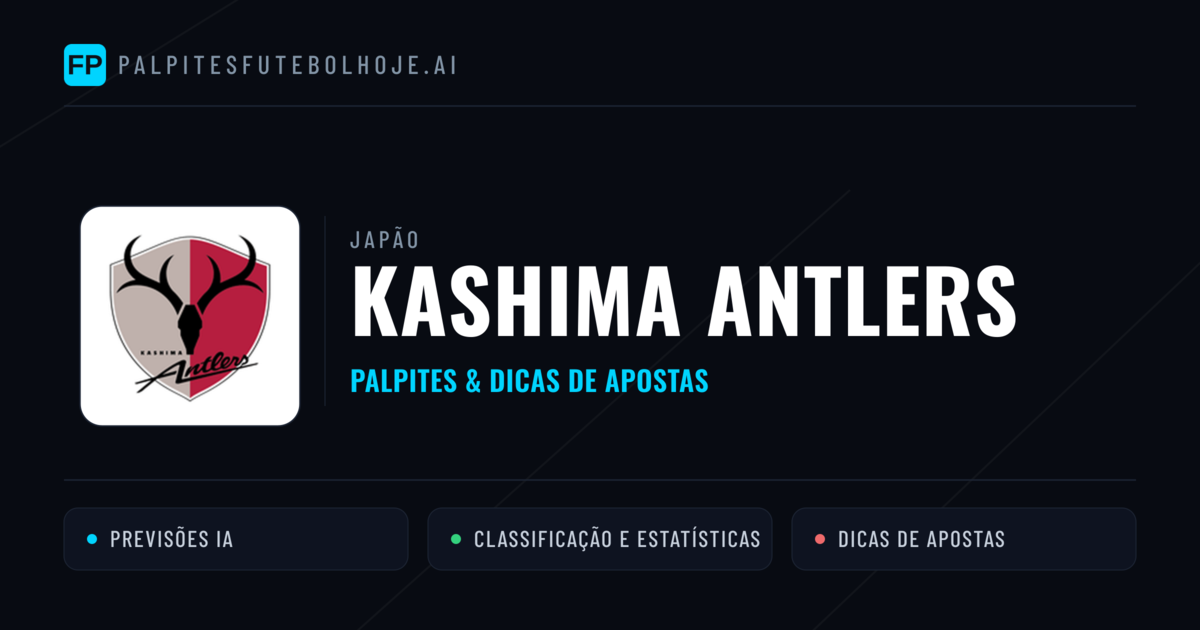 Kashima Antlers Palpites & Estatísticas