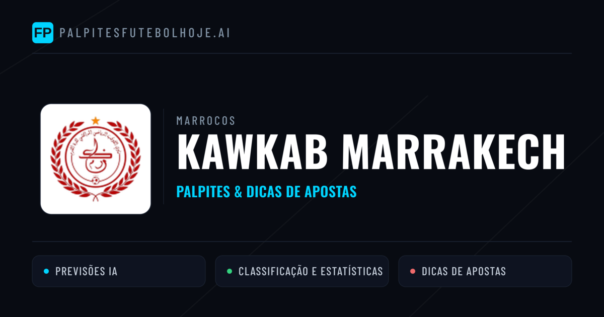 Kawkab Marrakech Palpites & Estatísticas