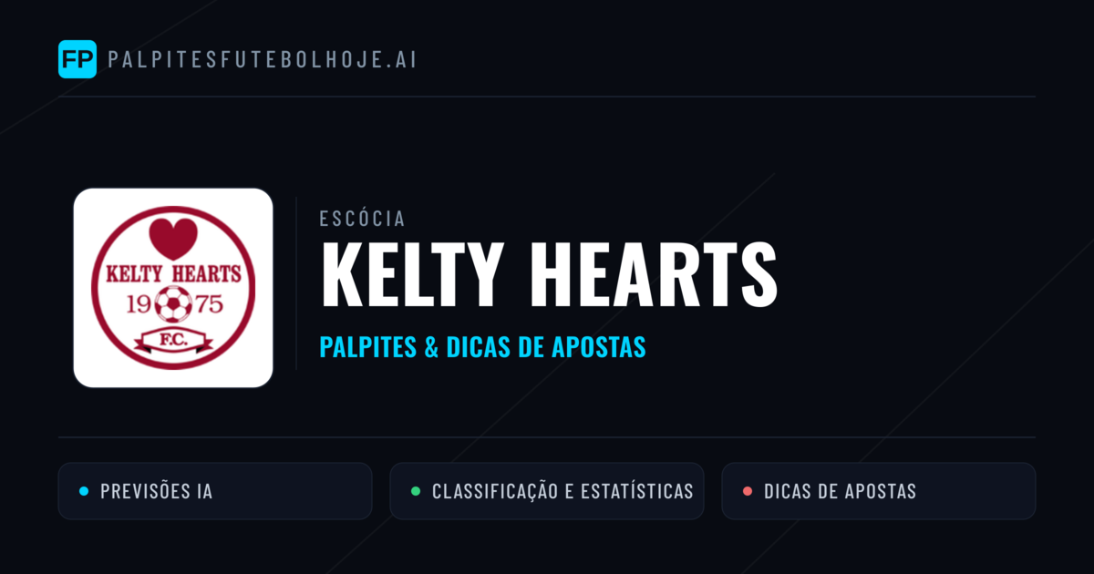 Kelty Hearts Palpites & Estatísticas