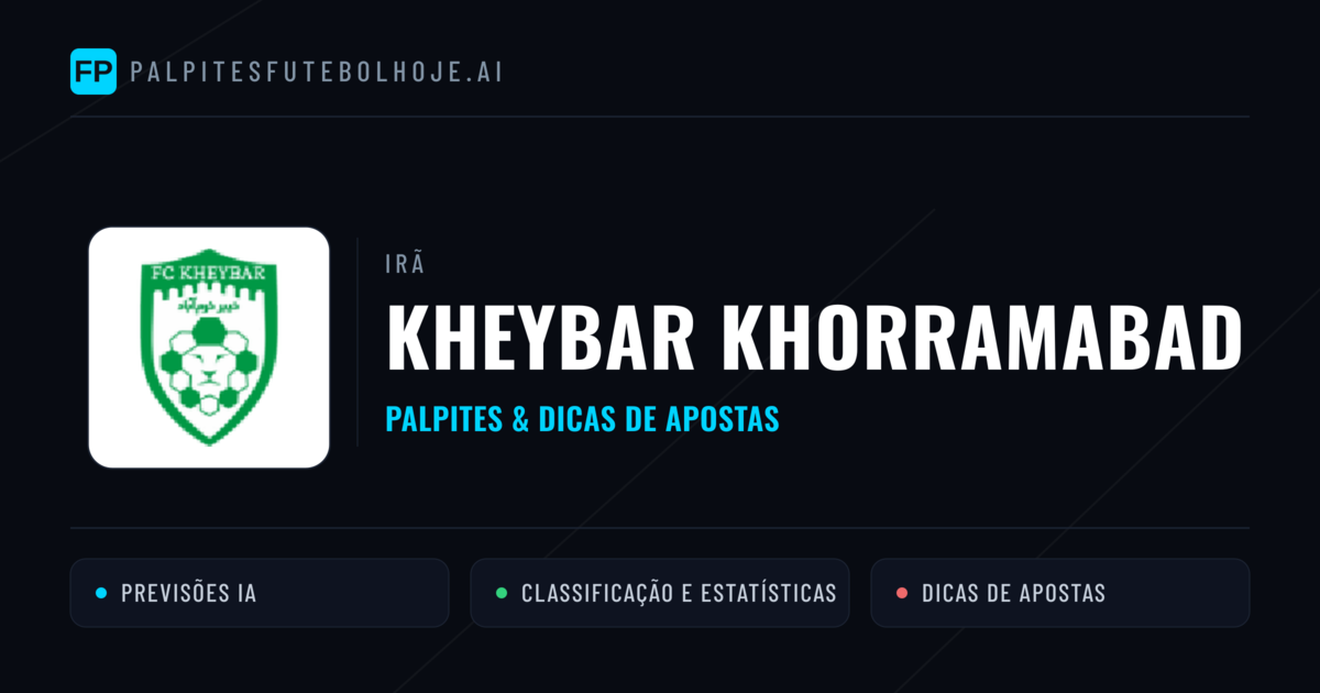 Kheybar Khorramabad Palpites & Estatísticas