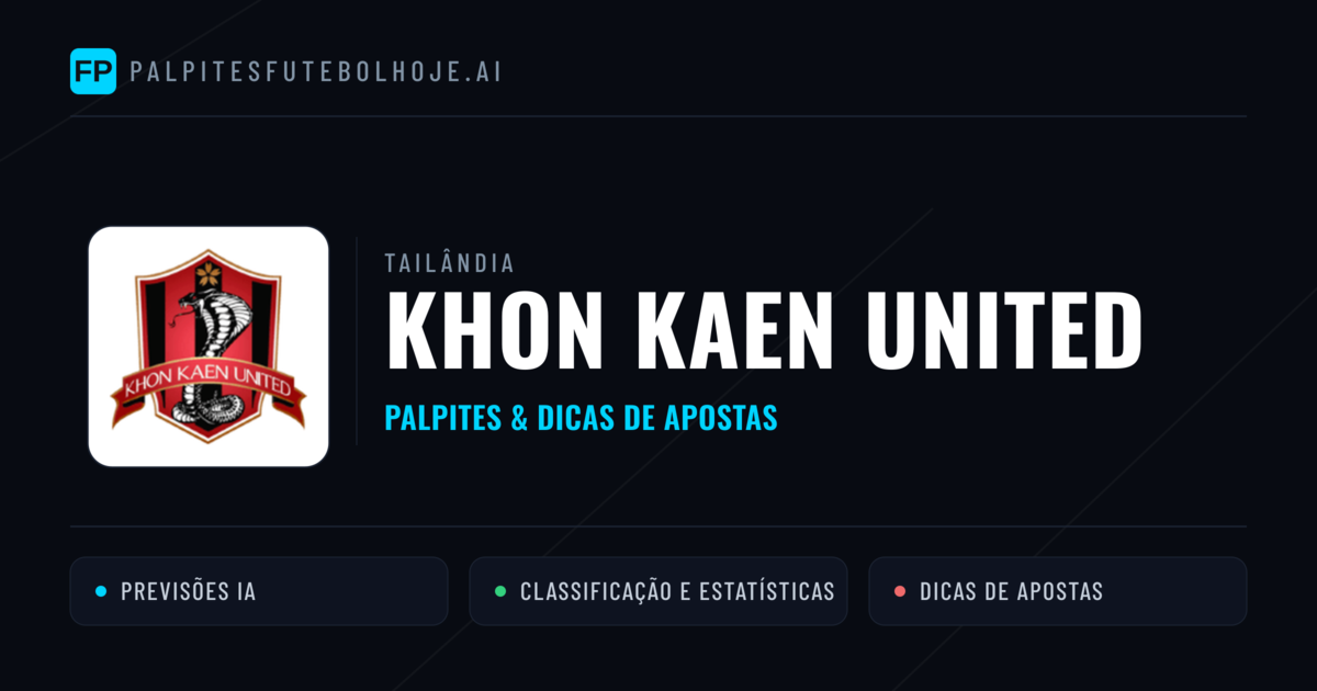 Khon Kaen United Palpites & Estatísticas