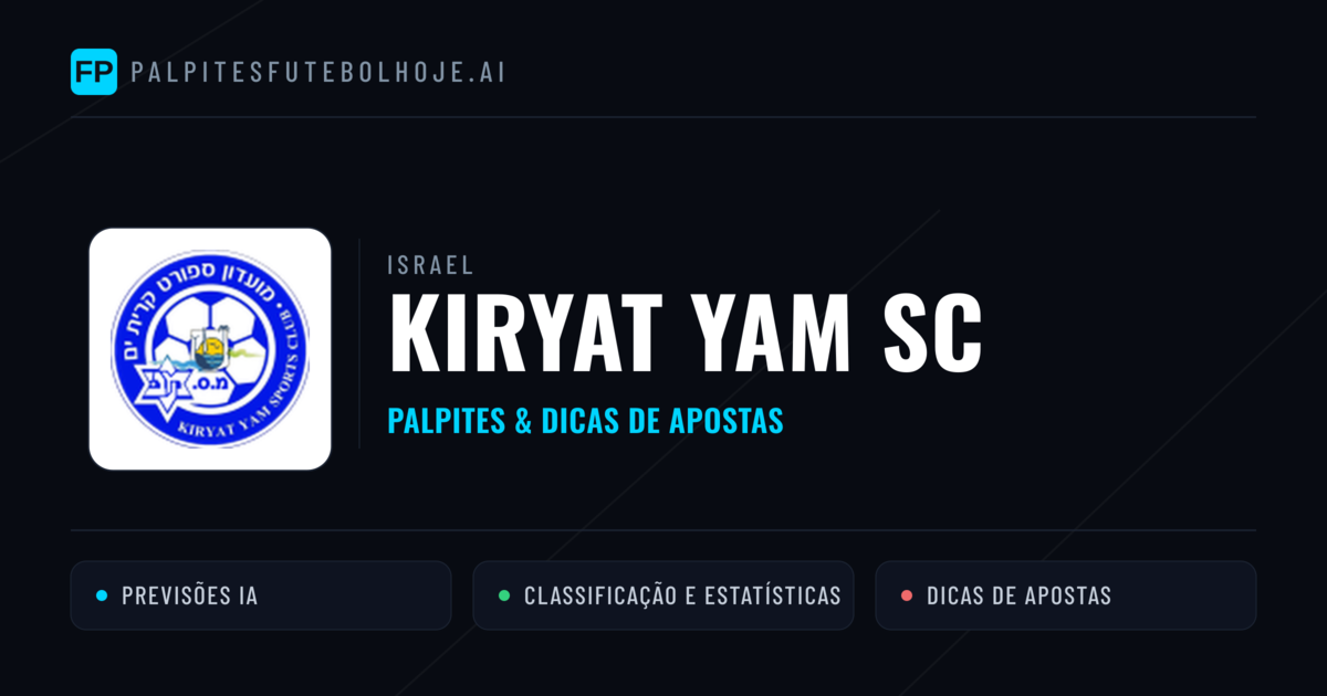 Kiryat Yam SC Palpites & Estatísticas