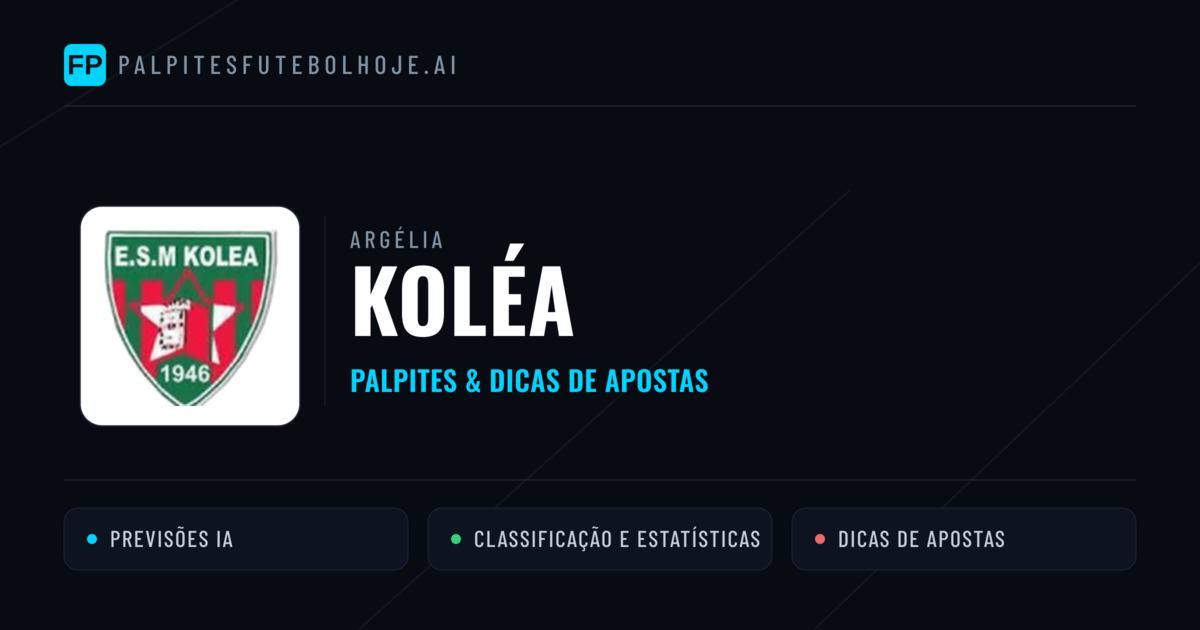 Koléa Palpites & Estatísticas
