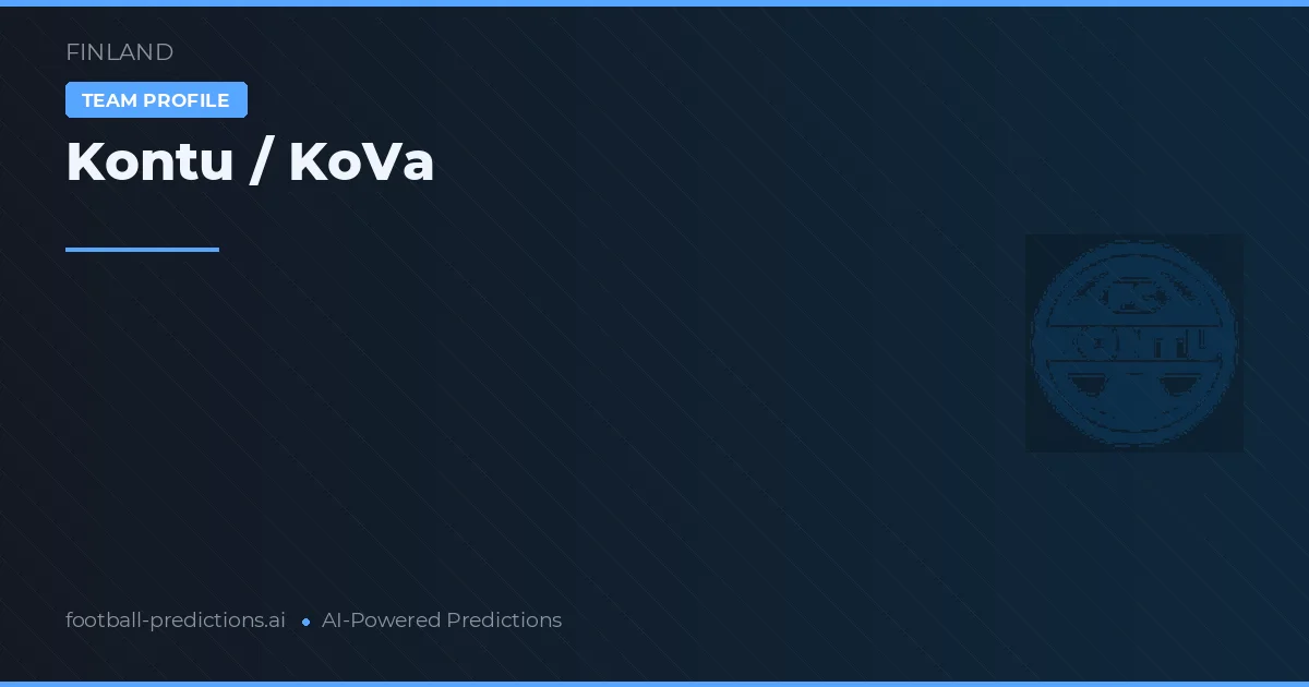 Kontu / KoVa Palpites & Estatísticas