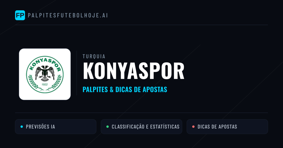 Konyaspor Palpites & Estatísticas