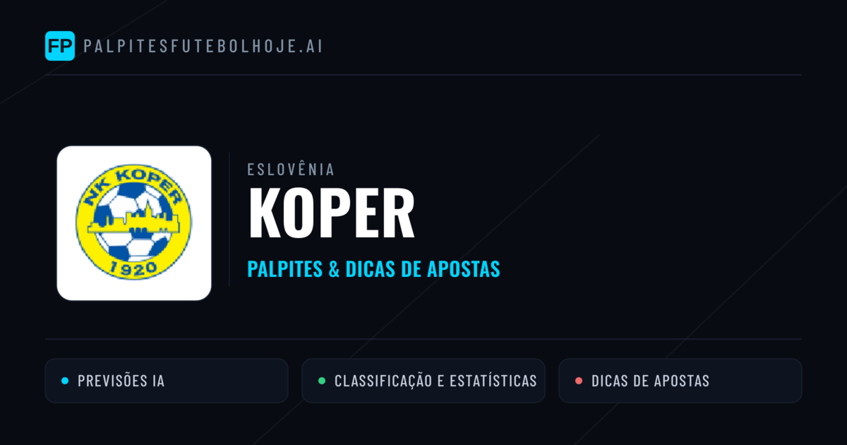 Koper Palpites & Estatísticas