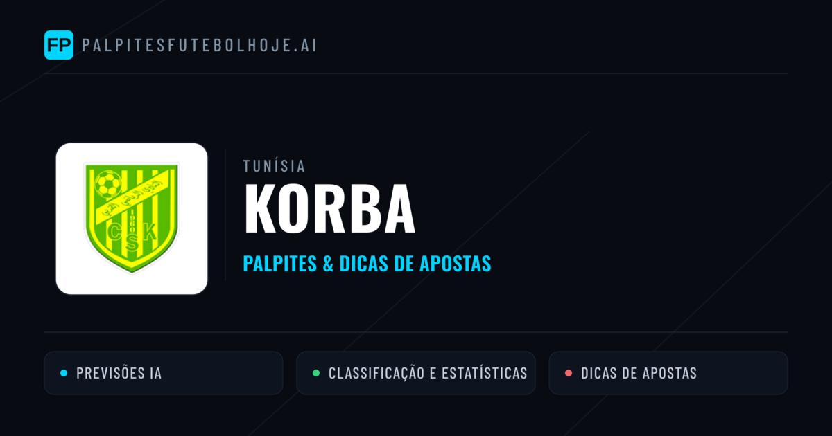 Korba Palpites & Estatísticas