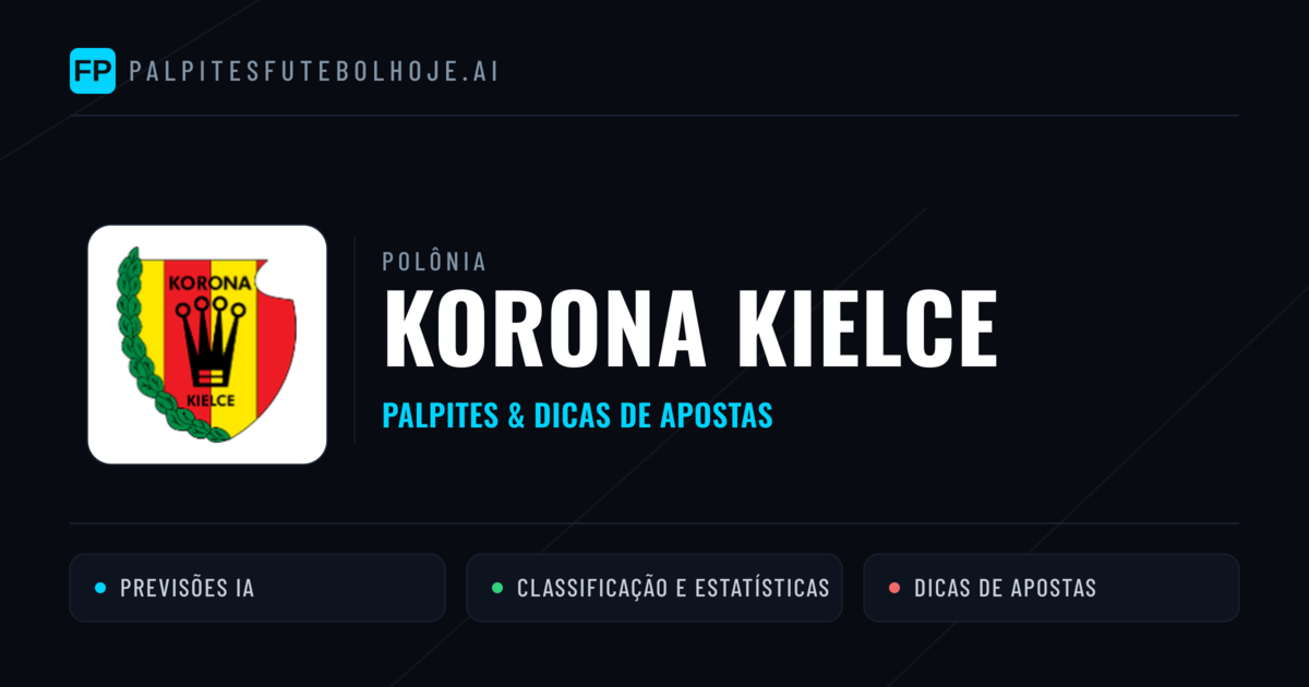 Korona Kielce Palpites & Estatísticas