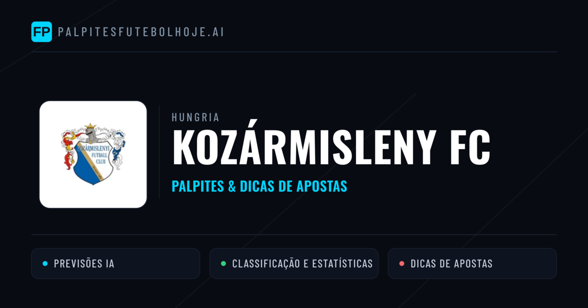 Kozármisleny FC Palpites & Estatísticas