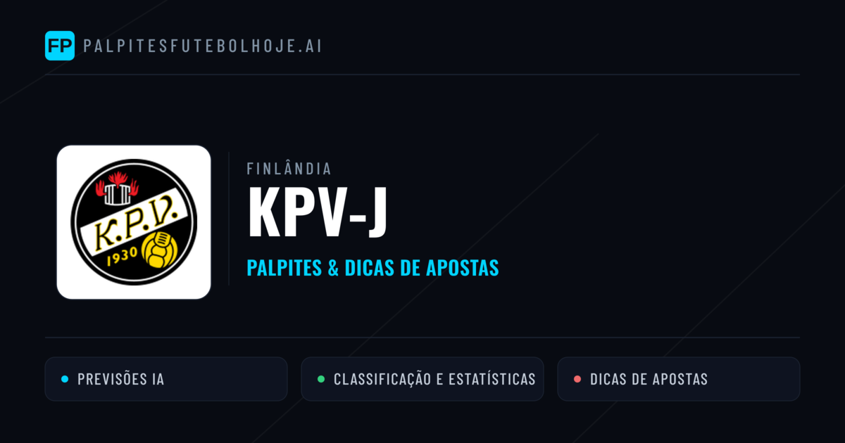 KPV-j Palpites & Estatísticas
