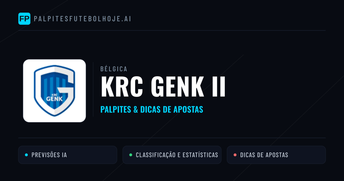 KRC Genk II Palpites & Estatísticas