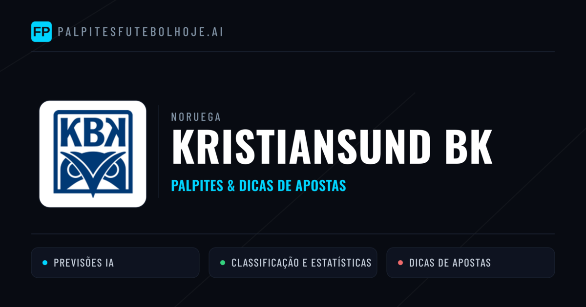Kristiansund BK Palpites & Estatísticas