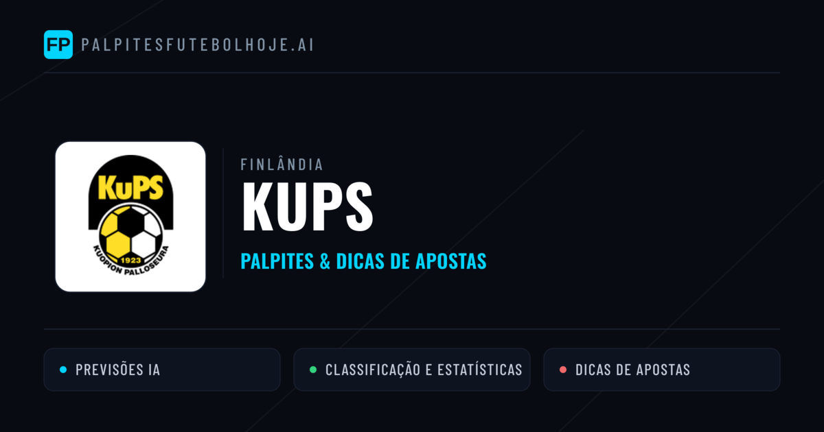 KuPS Palpites & Estatísticas
