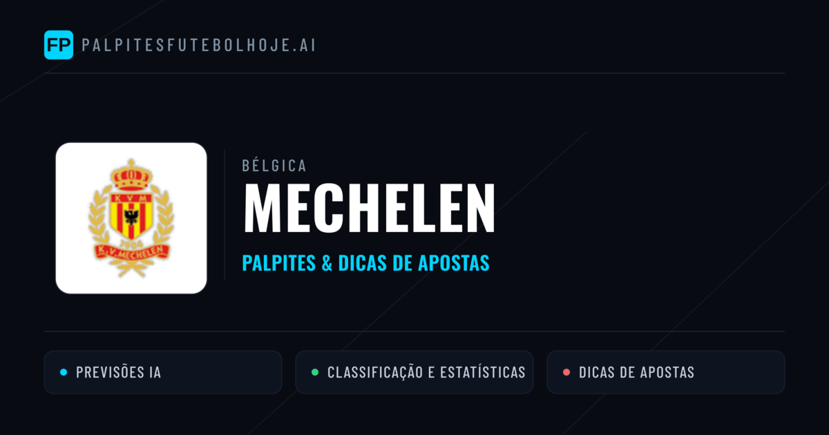 Mechelen Palpites & Estatísticas