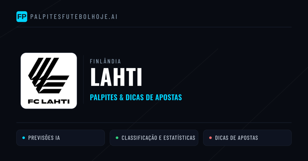 Lahti Palpites & Estatísticas