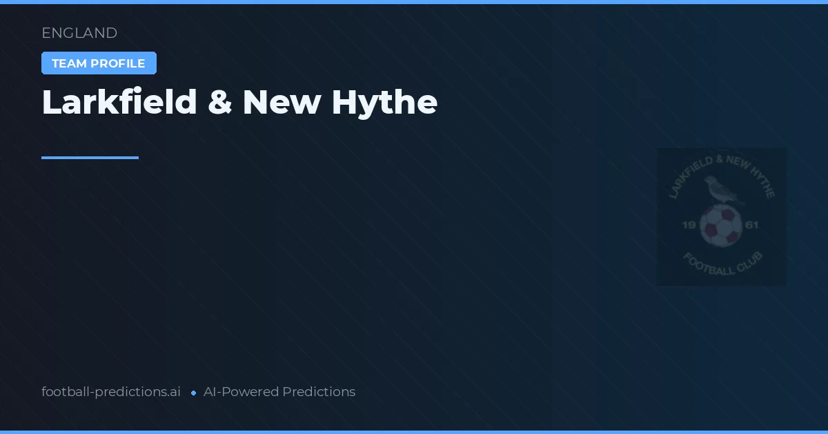 Larkfield & New Hythe Palpites & Estatísticas