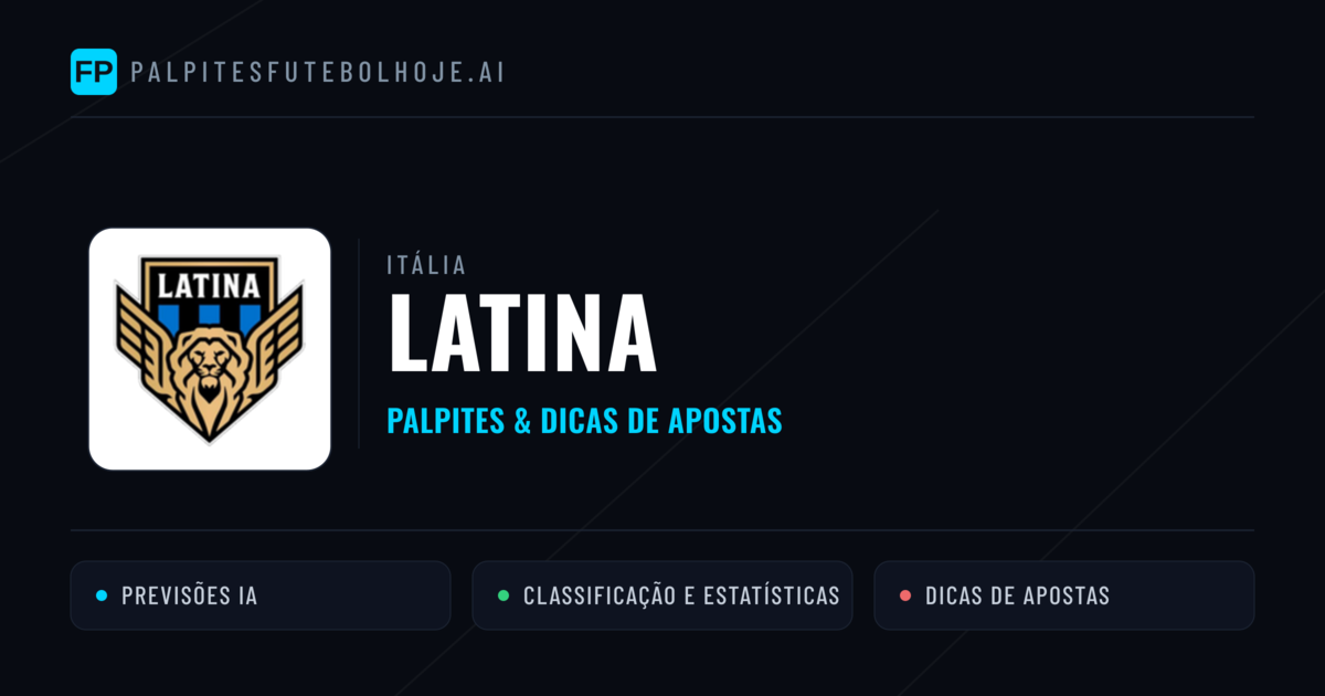Latina Palpites & Estatísticas