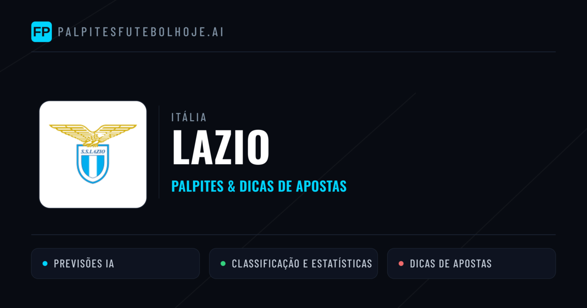Lazio Palpites & Estatísticas