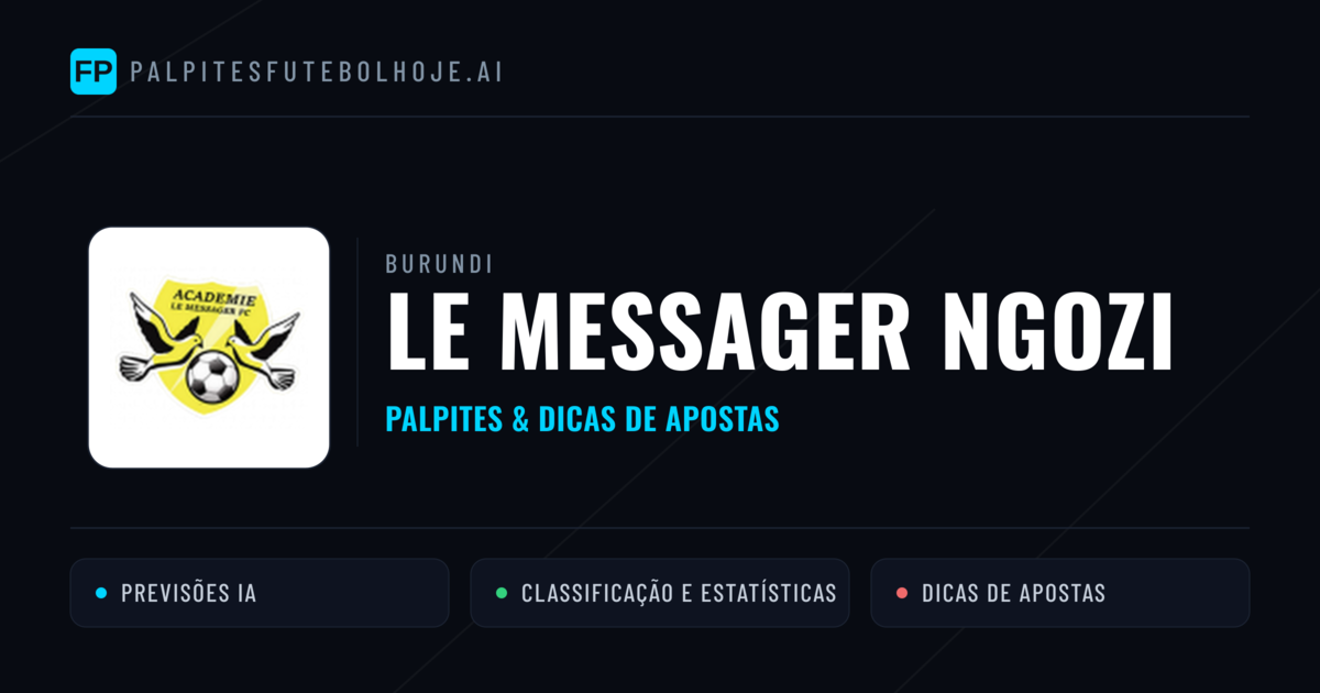 Le Messager Ngozi Palpites & Estatísticas