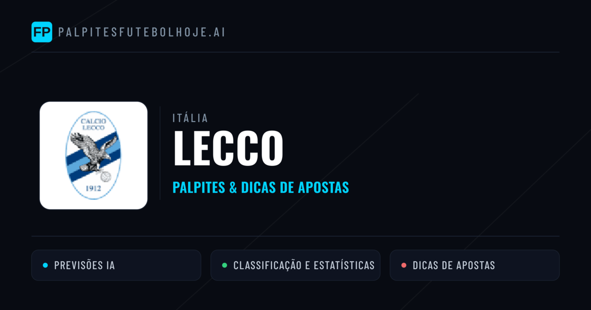 Lecco Palpites & Estatísticas
