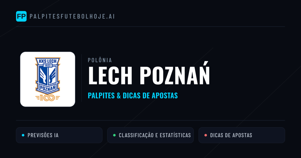 Lech Poznań Palpites & Estatísticas