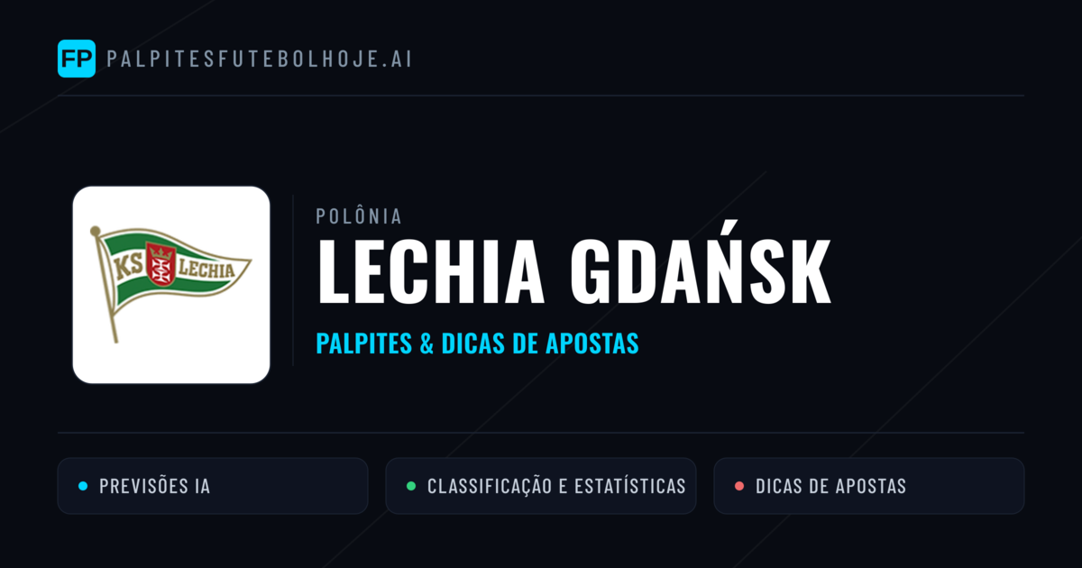 Lechia Gdańsk Palpites & Estatísticas