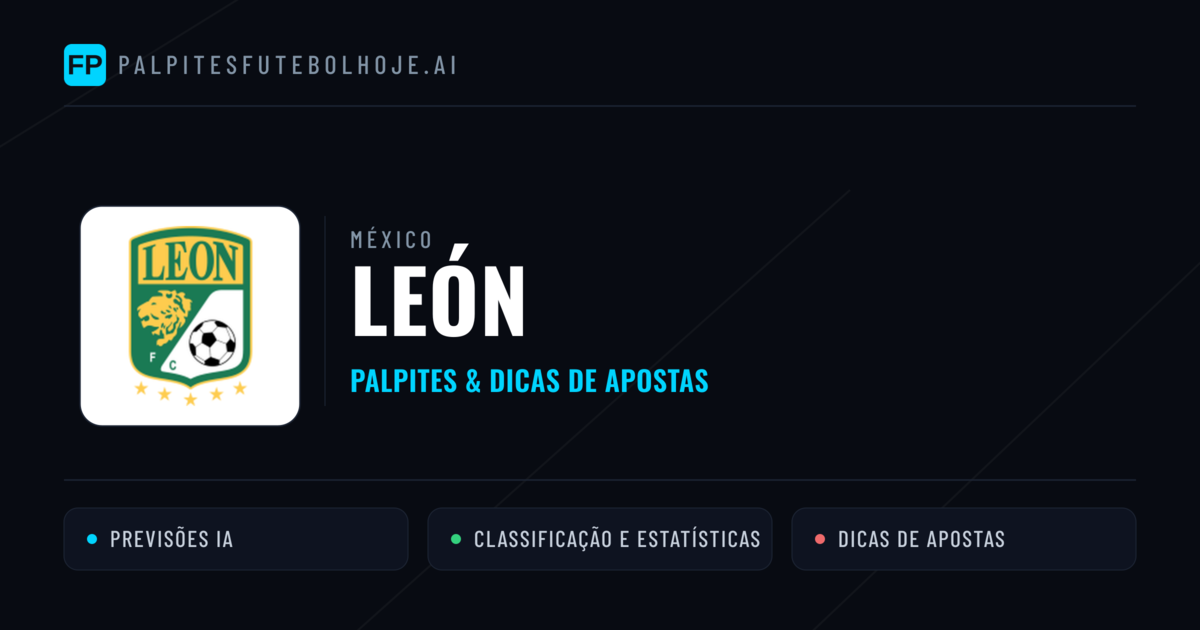 León Palpites & Estatísticas