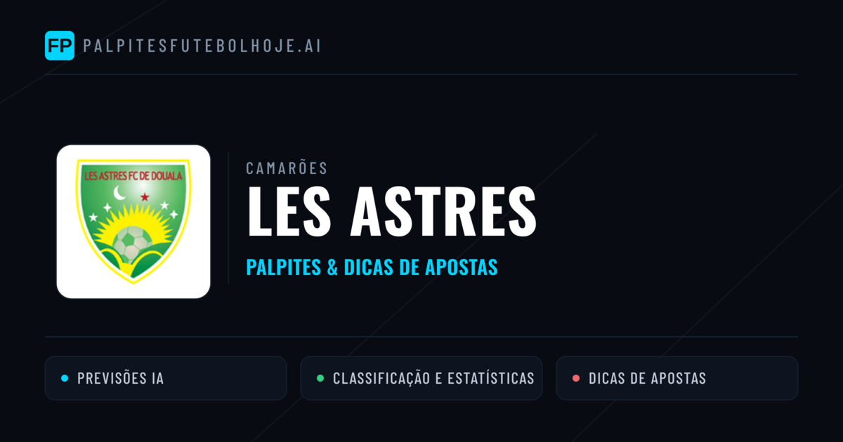 Les Astres Palpites & Estatísticas
