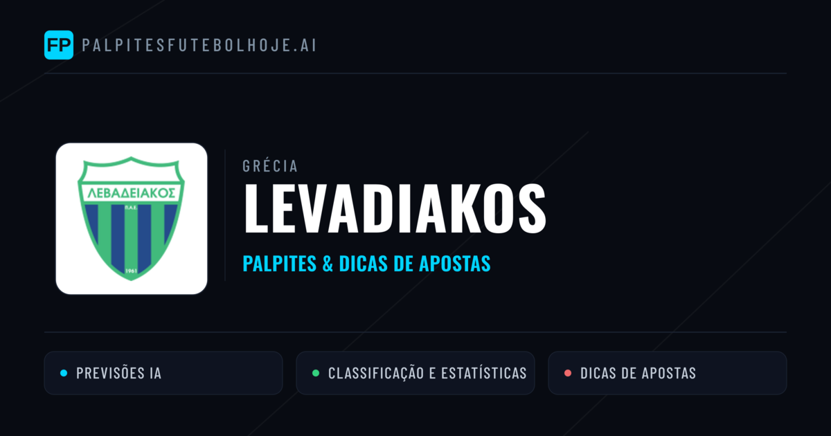 Levadiakos Palpites & Estatísticas