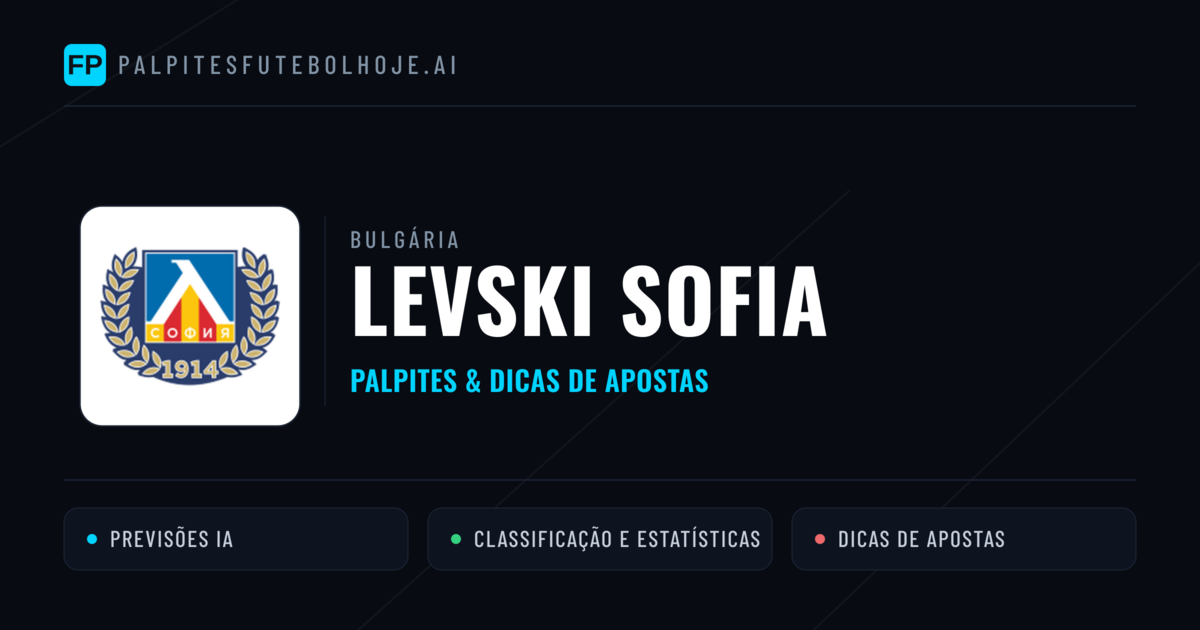 Levski Sofia Palpites & Estatísticas