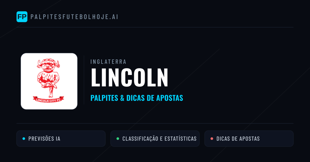 Lincoln Palpites & Estatísticas