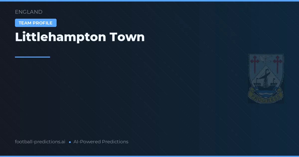 Littlehampton Town Palpites & Estatísticas