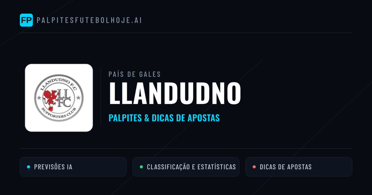 Llandudno Palpites & Estatísticas