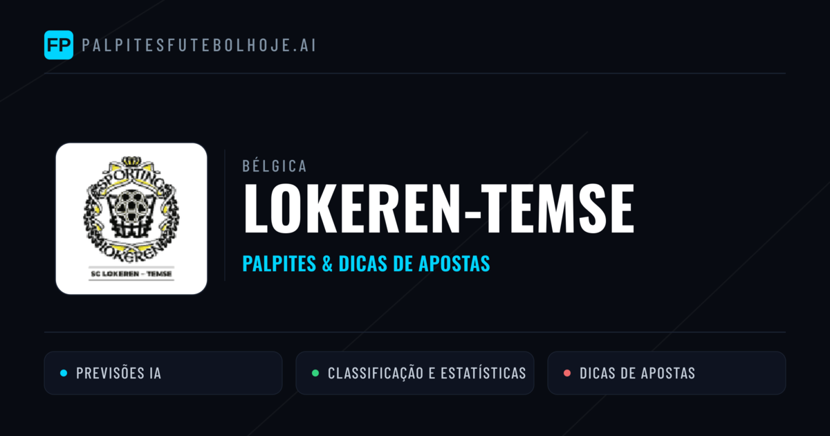 Lokeren-Temse Palpites & Estatísticas