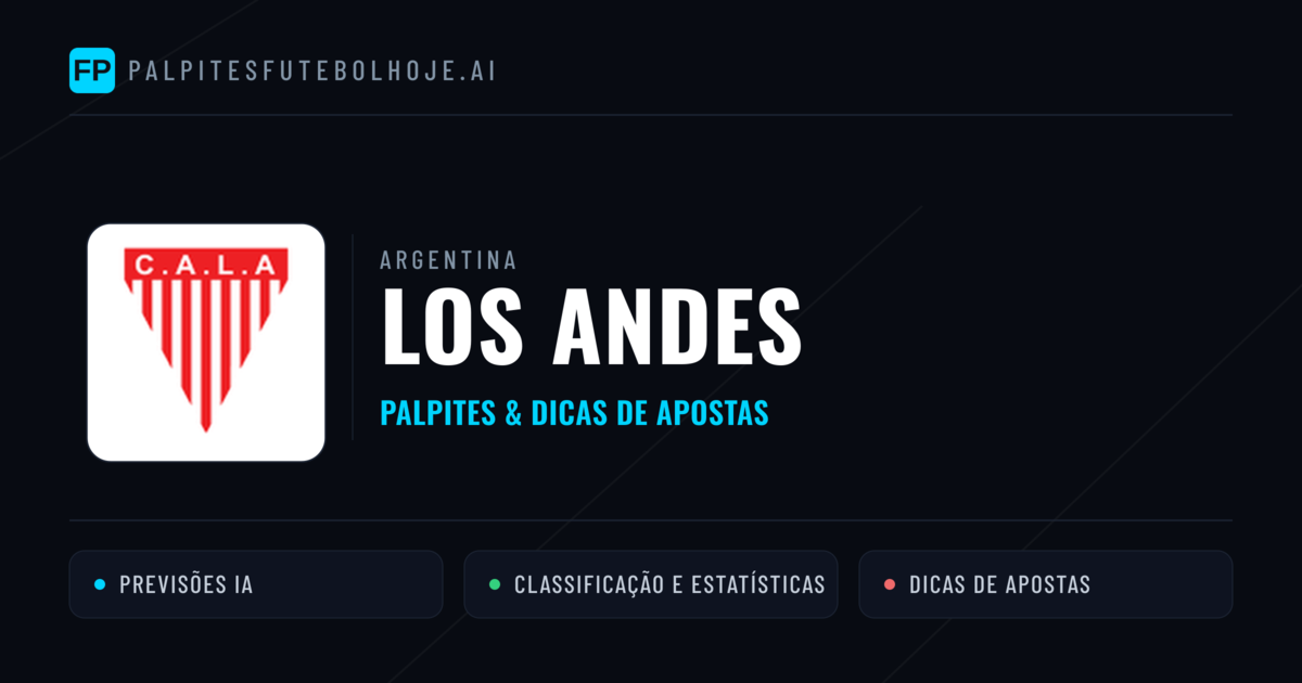 Los Andes Palpites & Estatísticas
