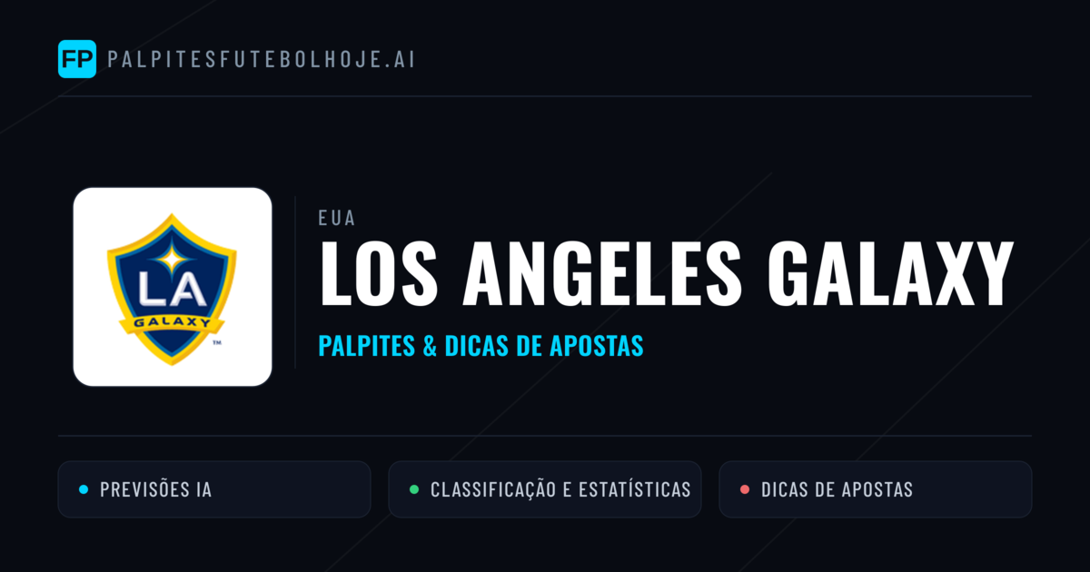 Los Angeles Galaxy Palpites & Estatísticas