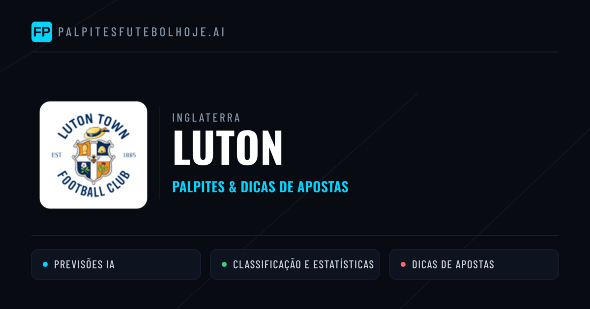 Luton Palpites & Estatísticas