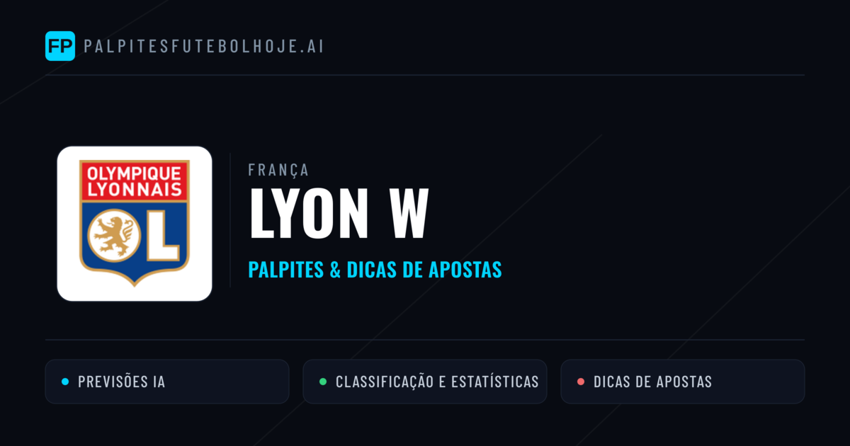Lyon W Palpites & Estatísticas