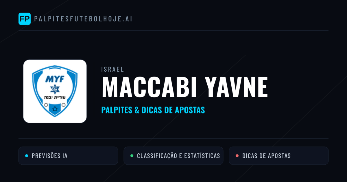 Maccabi Yavne Palpites & Estatísticas