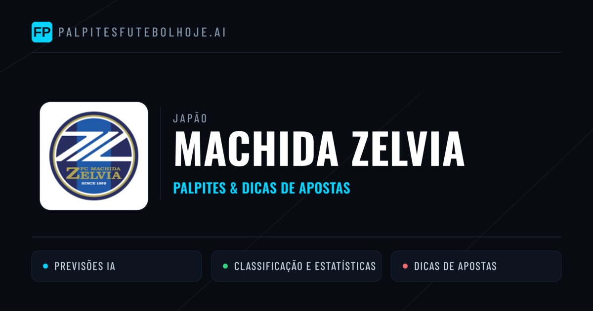 Machida Zelvia Palpites & Estatísticas